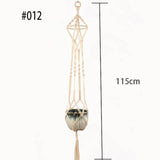 Hot sales 100% handmade macrame plant hanger flower /pot hanger for wall decoration countyard garden