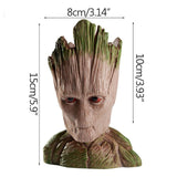 Groot Flowerpot Cute Model Toy Pen Pot Flower Pot Planter Figurines Tree Man Garden Planter Flower Pot Gift For Baby Kids