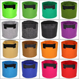 1/2/3/5/7/10/12/15/17/20 Gallon Garden Grow Bags Flower Vegetable Aeration Planting Pot Container Planter Pouch With Handles