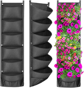 NEW DESIGN Vertical Hanging Garden Planter Flower Pots Layout Waterproof Wall Mount Hanging Flowerpot Bag Indoor Outdoor Use