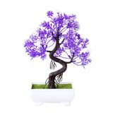 Artificial Plants Potted Bonsai Garden Decoration Outdoor Fake Plant Teen Room Decor Party Table Ornament For Garden Home Decor