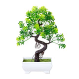 Artificial Plants Potted Bonsai Garden Decoration Outdoor Fake Plant Teen Room Decor Party Table Ornament For Garden Home Decor