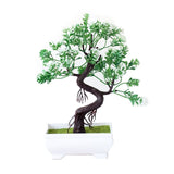 Artificial Plants Potted Bonsai Garden Decoration Outdoor Fake Plant Teen Room Decor Party Table Ornament For Garden Home Decor