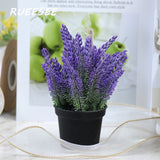 Artificial Flowers Plants Green Bonsai Pot Plants Fake Flower Potted Ornaments For Home Decoration Craft Plant Decorative