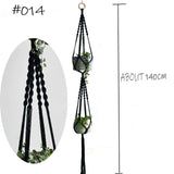 Hot sales 100% handmade macrame plant hanger flower /pot hanger for wall decoration countyard garden