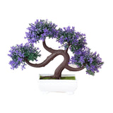 Artificial Plants Potted Bonsai Garden Decoration Outdoor Fake Plant Teen Room Decor Party Table Ornament For Garden Home Decor