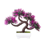 Artificial Plants Potted Bonsai Garden Decoration Outdoor Fake Plant Teen Room Decor Party Table Ornament For Garden Home Decor