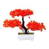 Artificial Plants Potted Bonsai Garden Decoration Outdoor Fake Plant Teen Room Decor Party Table Ornament For Garden Home Decor